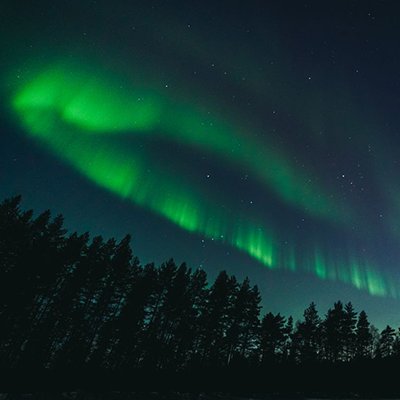 Colliding Atoms in the Night Sky - Oulu, Finland - The Wise Traveller